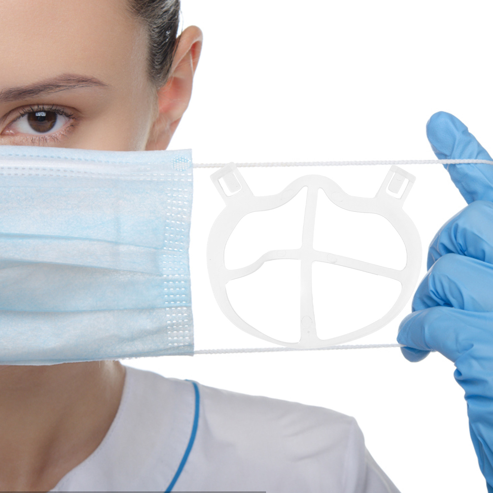 10Pcs Mask Holder Inner Suppor - огляд і ціна Silicone Mask Bracket