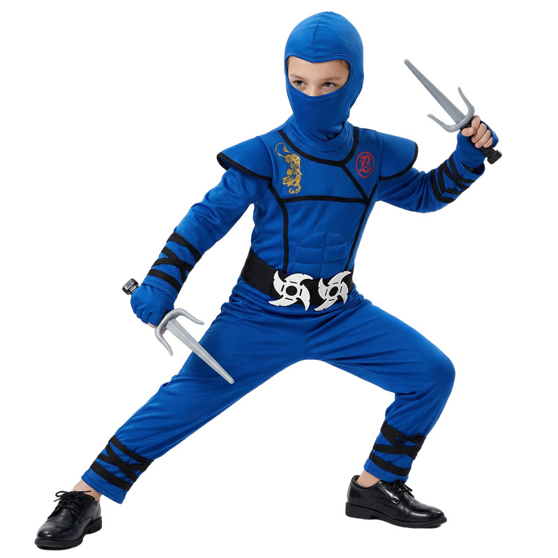 Black and Blue Ninja Costume f - огляд і ціна Black Face Mask Pack