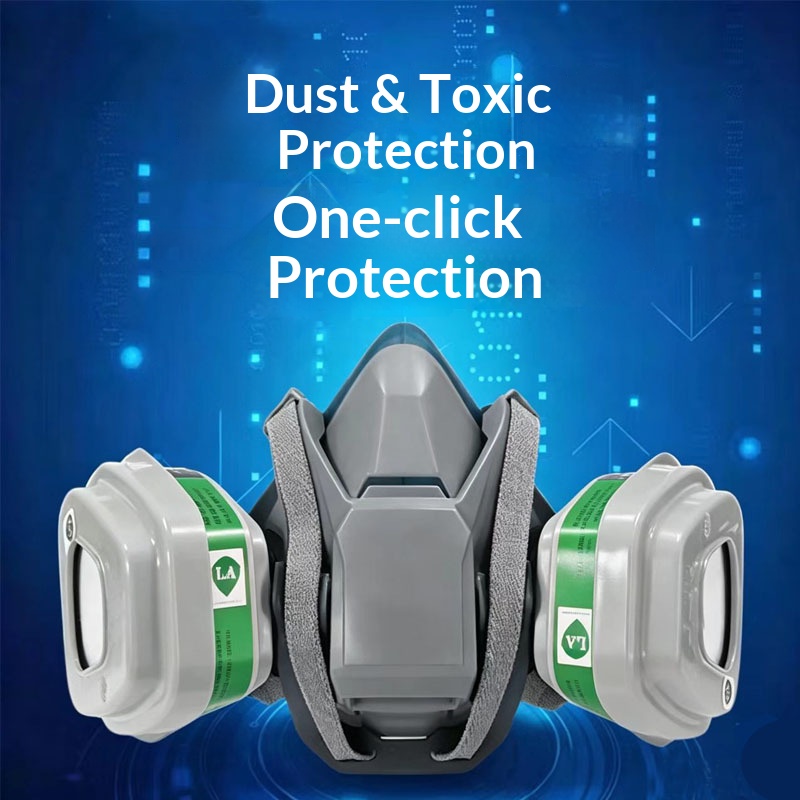Silicone 6502QL Quick Buckle G - огляд і ціна Dust Mask Construction