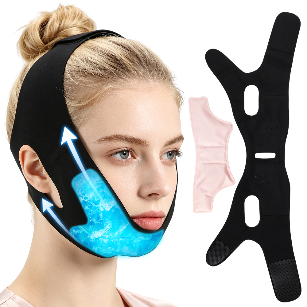Face Ice Pack with Reusable Ho - огляд і ціна Black Face Mask Pack